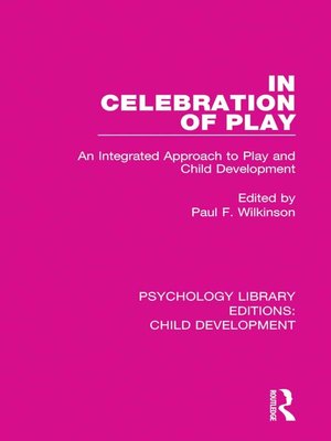 cover image of In Celebration of Play